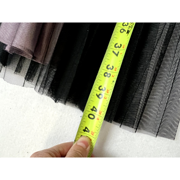 Adrianna Papell Size 8 Boutique Dress‎ Prom Purple black mesh whimsygoth y2k - Picture 10 of 13